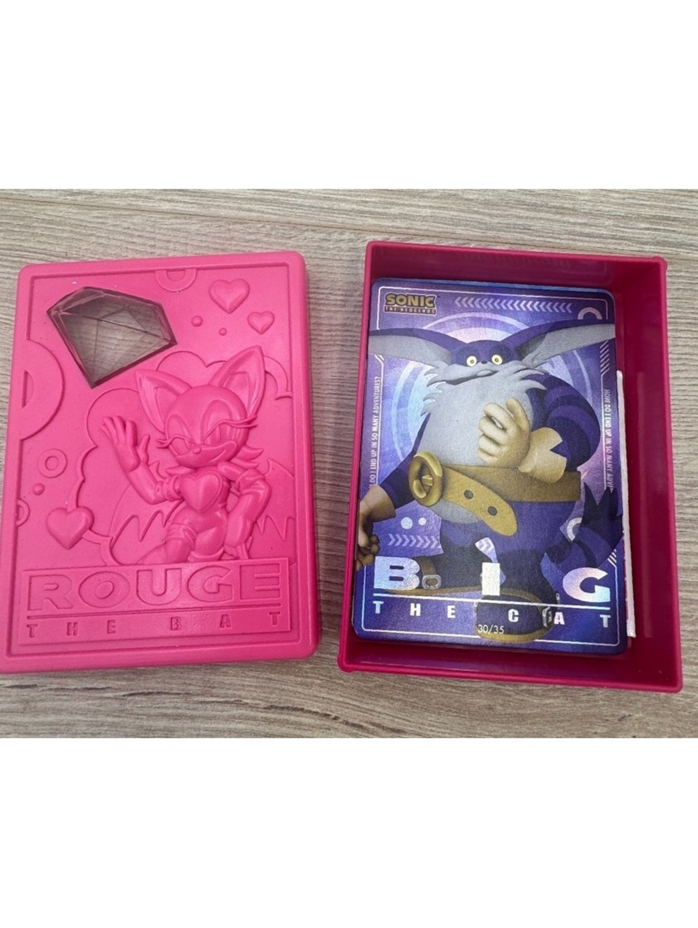 2026 Wendy's Sonic 35th Rouge Case + Cards #26-30/35